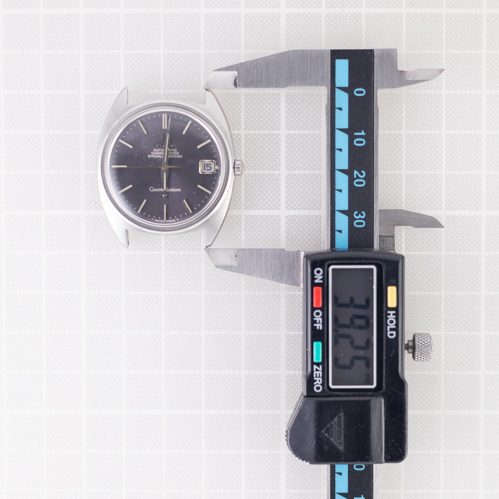 OMEGA Constellation Blue Grey Gilt Dial Ref.168.017