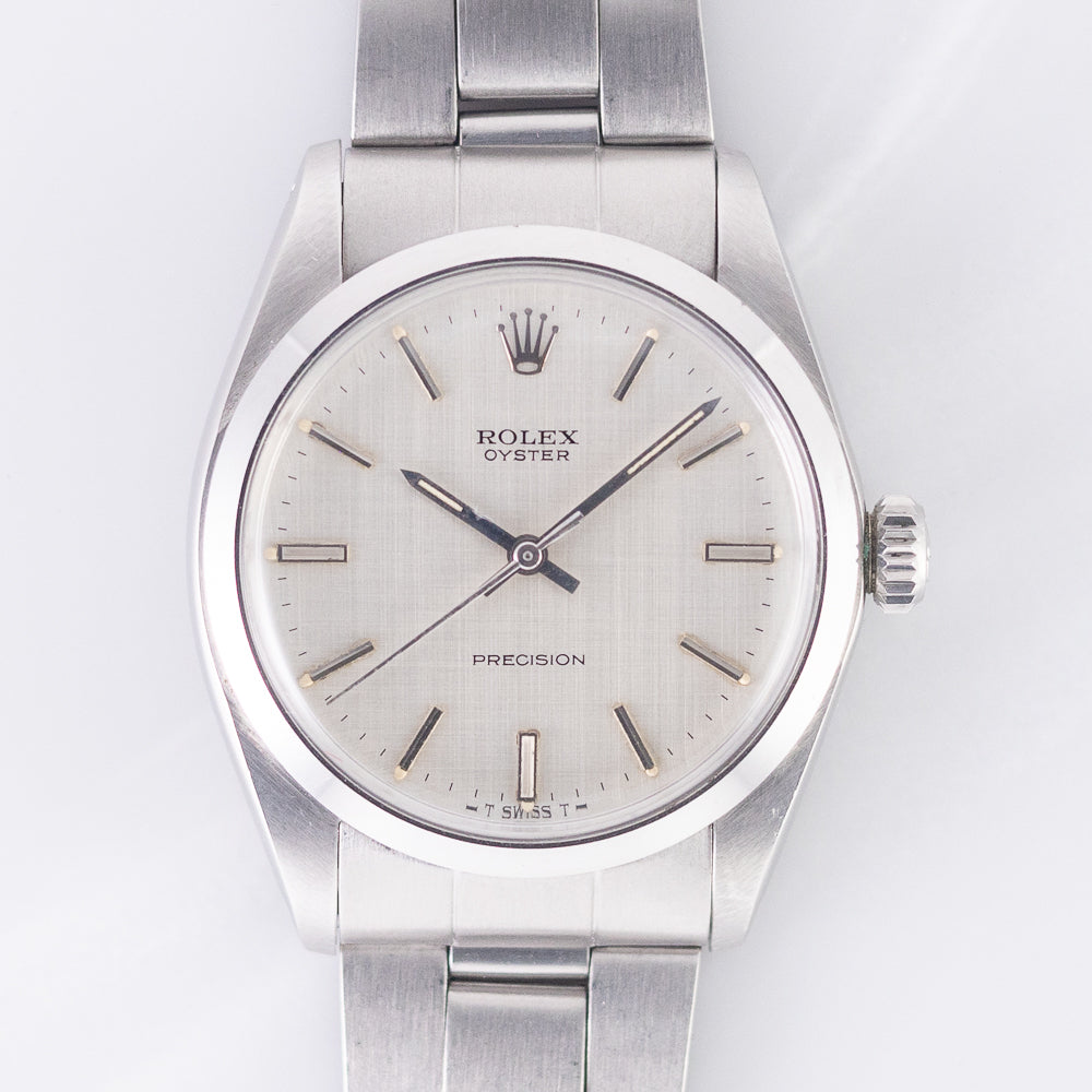 ROLEX OYSTER Linen Dial Ref.6426 w.BOX – TIMEANAGRAM