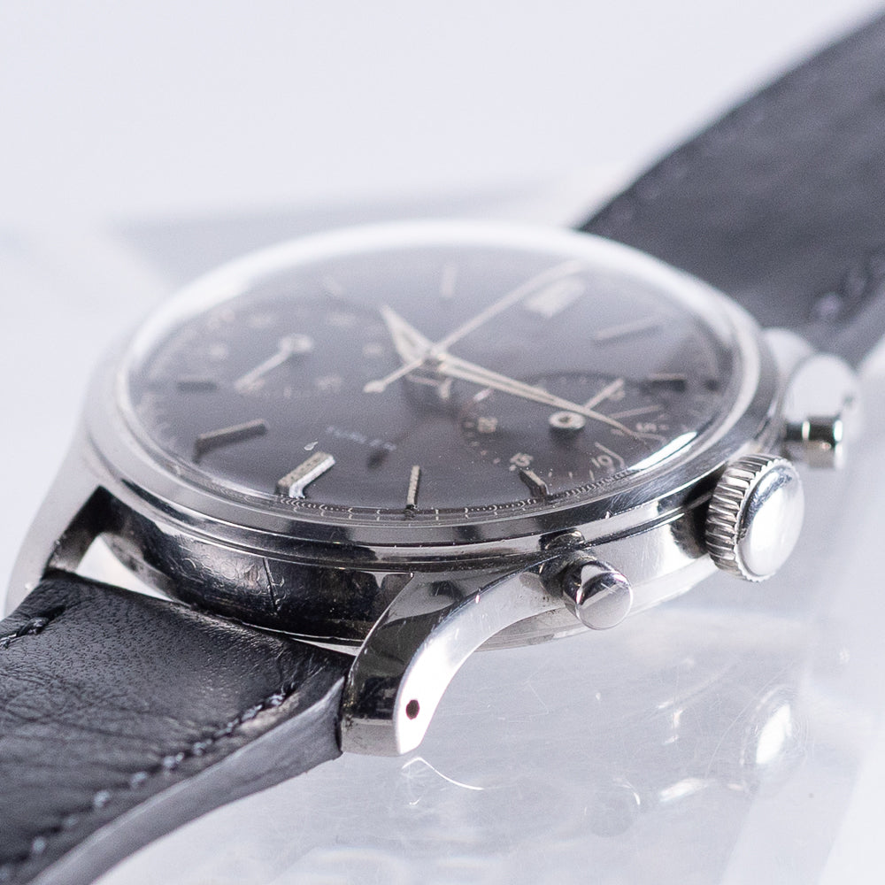 HEUER Pre CARRERA Spillino Case Big Eyes Valjoux 23 REF.414N
