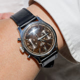 HEUER Pre CARRERA Spillino Case Big Eyes Valjoux 23 REF.414N