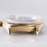 ROLEX DATEJUST Big Coronet Black Gilt Dial 14KYG Ref.1601