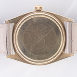 ROLEX DATEJUST Big Coronet Black Gilt Dial 14KYG Ref.1601