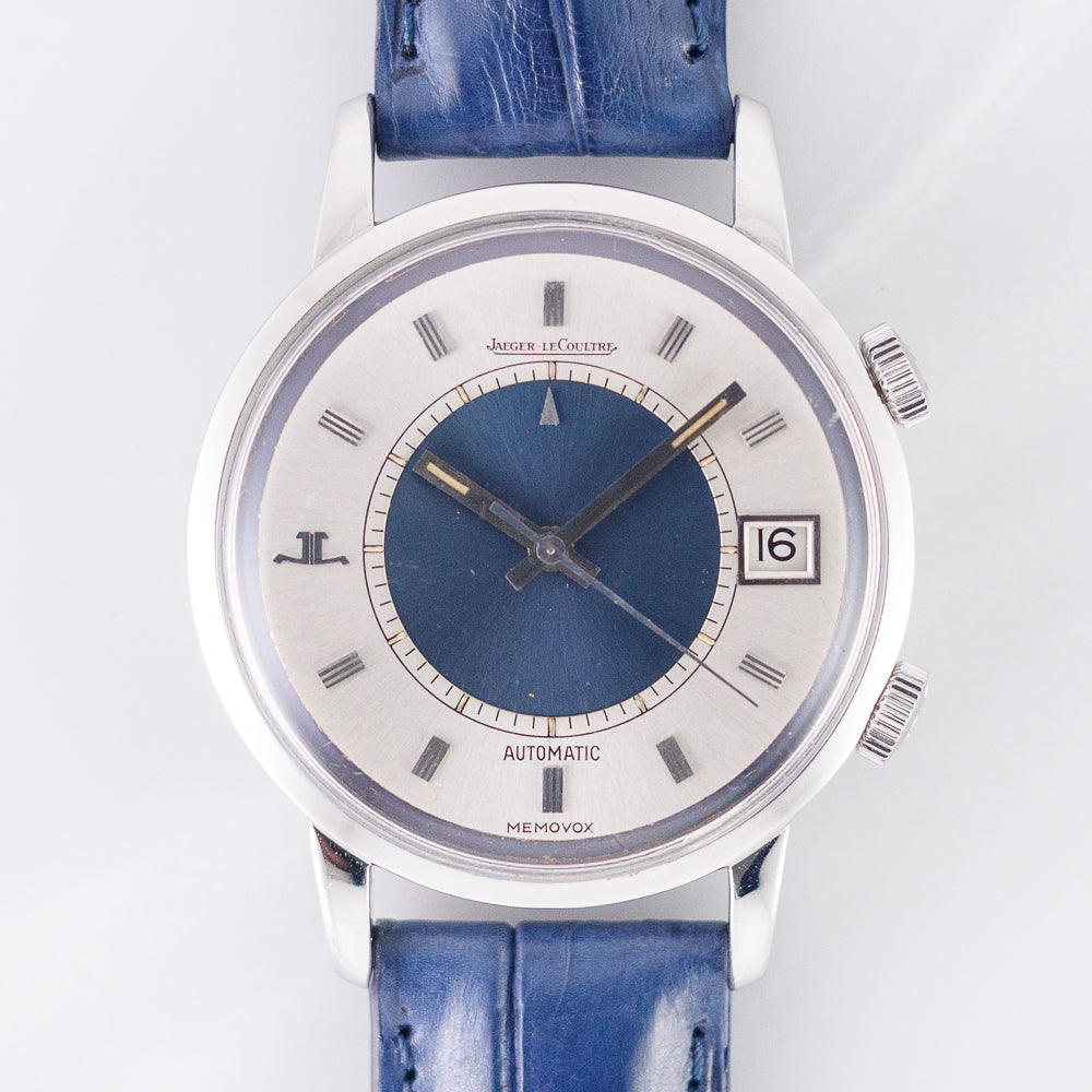 JAEGER LECOULTRE MEMOBOX Blue tuxedo Dial Ref.875.42