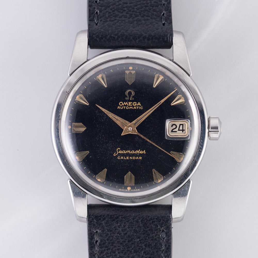 OMEGA Seamaster Calendar Black Gilt Dial Ref.2849