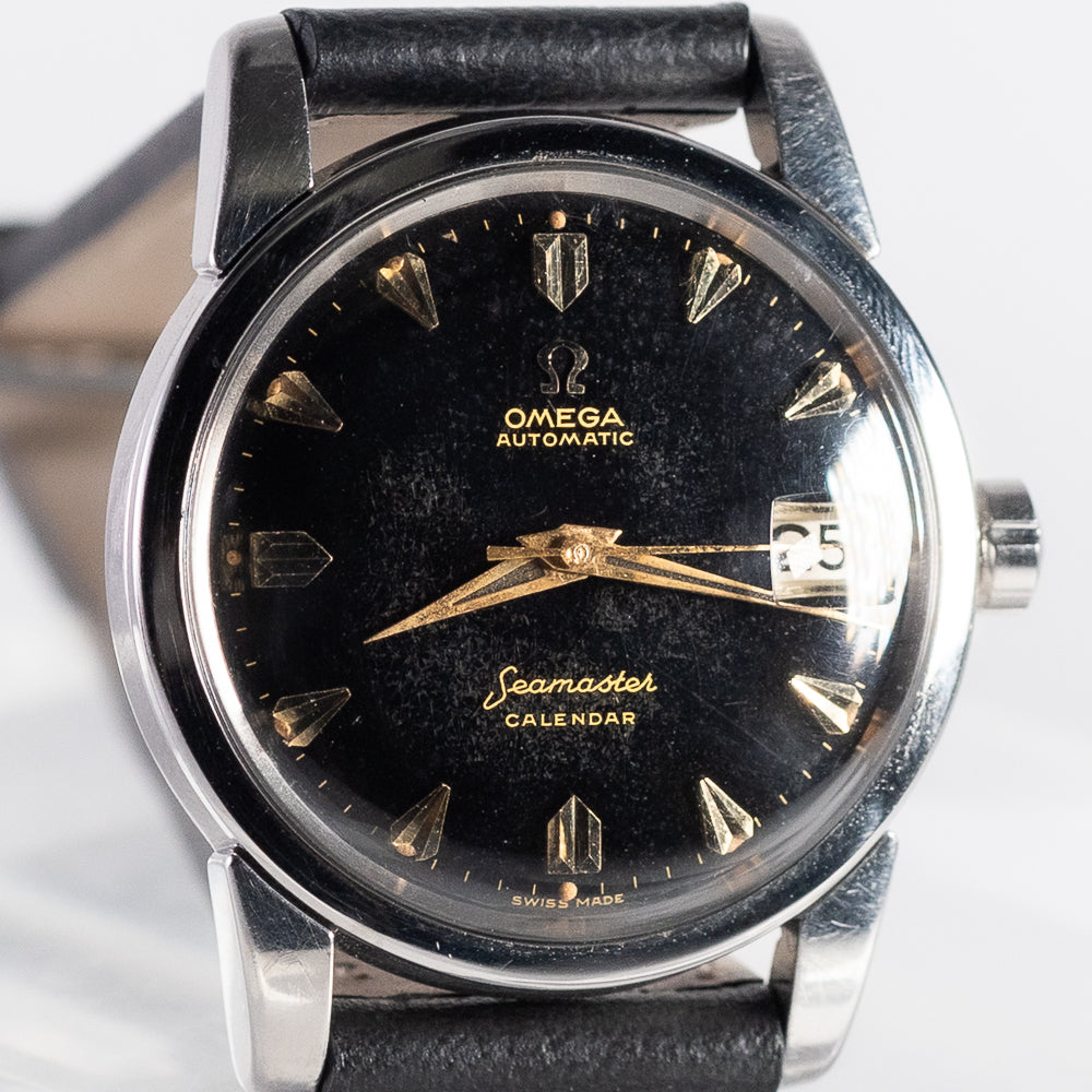 OMEGA Seamaster Calendar Black Gilt Dial Ref.2849