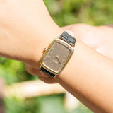 JAEGER LECOULTRE Jumbo Rectangular Brown Dial Ref.9046