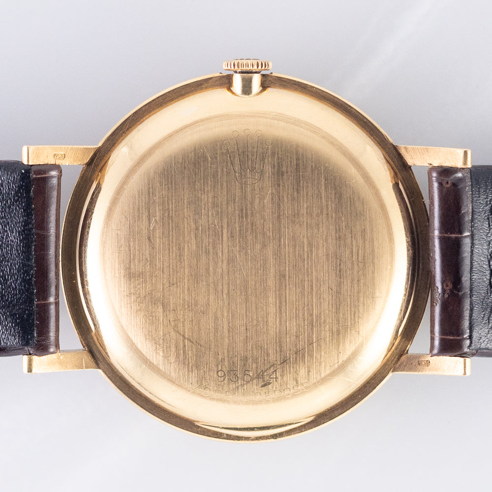 ROLEX Metropolitan Chronometer Black Gilt Dial Ref.8952