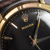 ROLEX Metropolitan Chronometer Black Gilt Dial Ref.8952