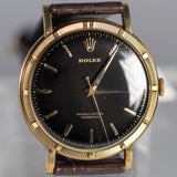 ROLEX Metropolitan Chronometer Black Gilt Dial Ref.8952