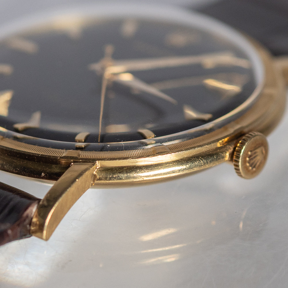 ROLEX Metropolitan Chronometer Black Gilt Dial Ref.8952