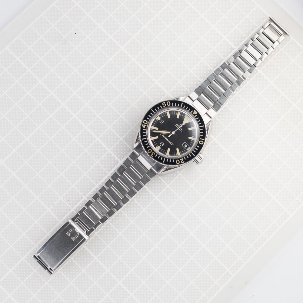 OMEGA Seamaster 300 Ref.166.024 Big Triangle w.Ref.1039 Flatlink Bracelet