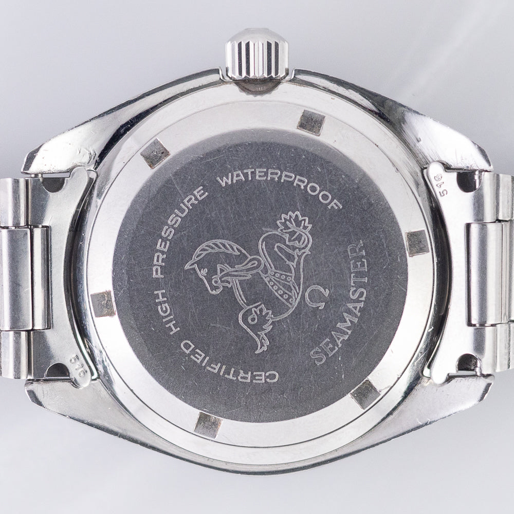 OMEGA Seamaster 300 Ref.166.024 Big Triangle w.Ref.1039 Flatlink Bracelet