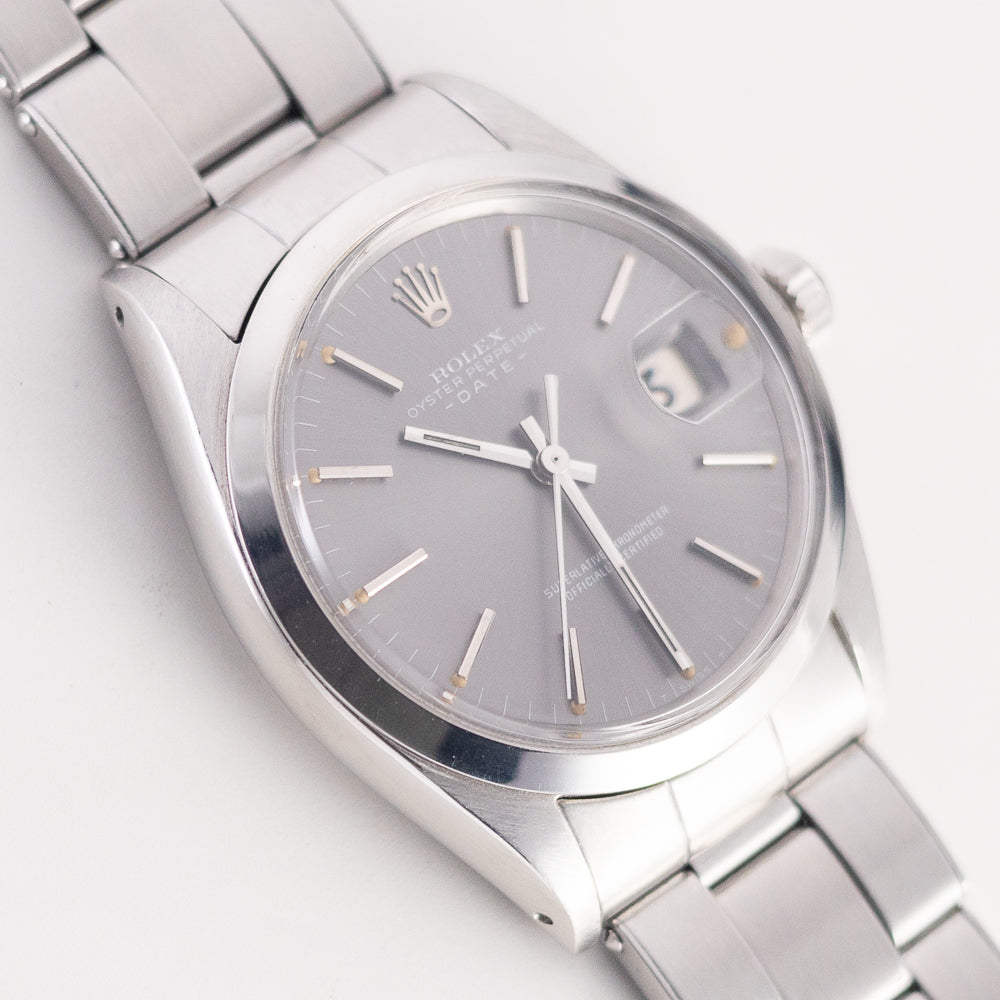 ROLEX OYSTER PERPETUAL DATE Ref.1500 w.BOX and Warranty Paper