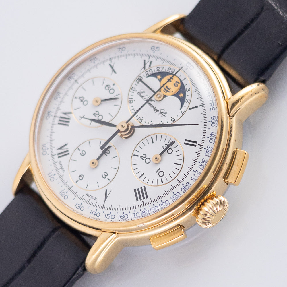 Ed. Heuer & Cie 125th Anniversary Moonphase Chronograph Ref. 188.505
