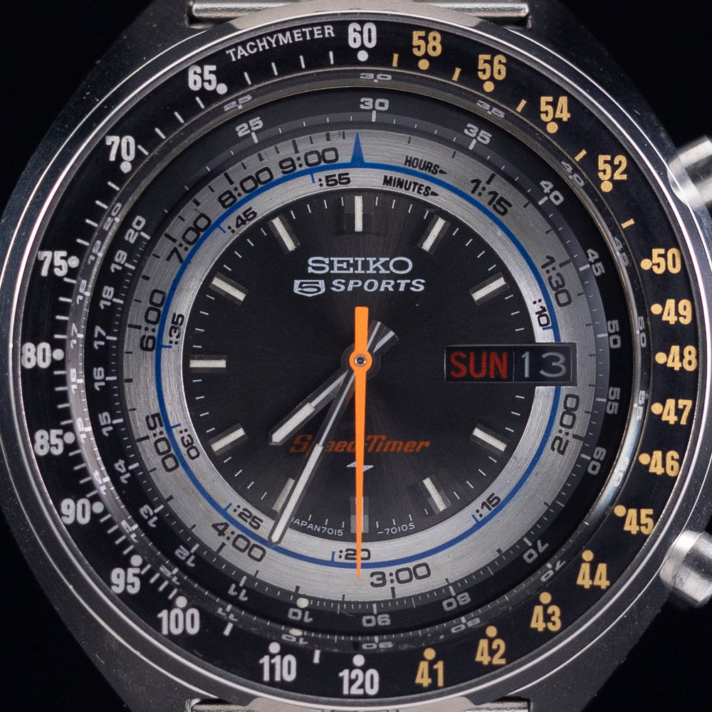 SEIKO 5 SPORTS SPEEDTIMER REF.7015-7010 NEW OLD STOCK