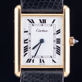 CARTIER LM Pre Must TANK Ref.15705 w.BOX&Paper NEW OLD STOCK