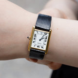 CARTIER LM Pre Must TANK Ref.15705 w.BOX&Paper NEW OLD STOCK