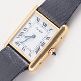 CARTIER LM Pre Must TANK Ref.15705 w.BOX&Paper NEW OLD STOCK