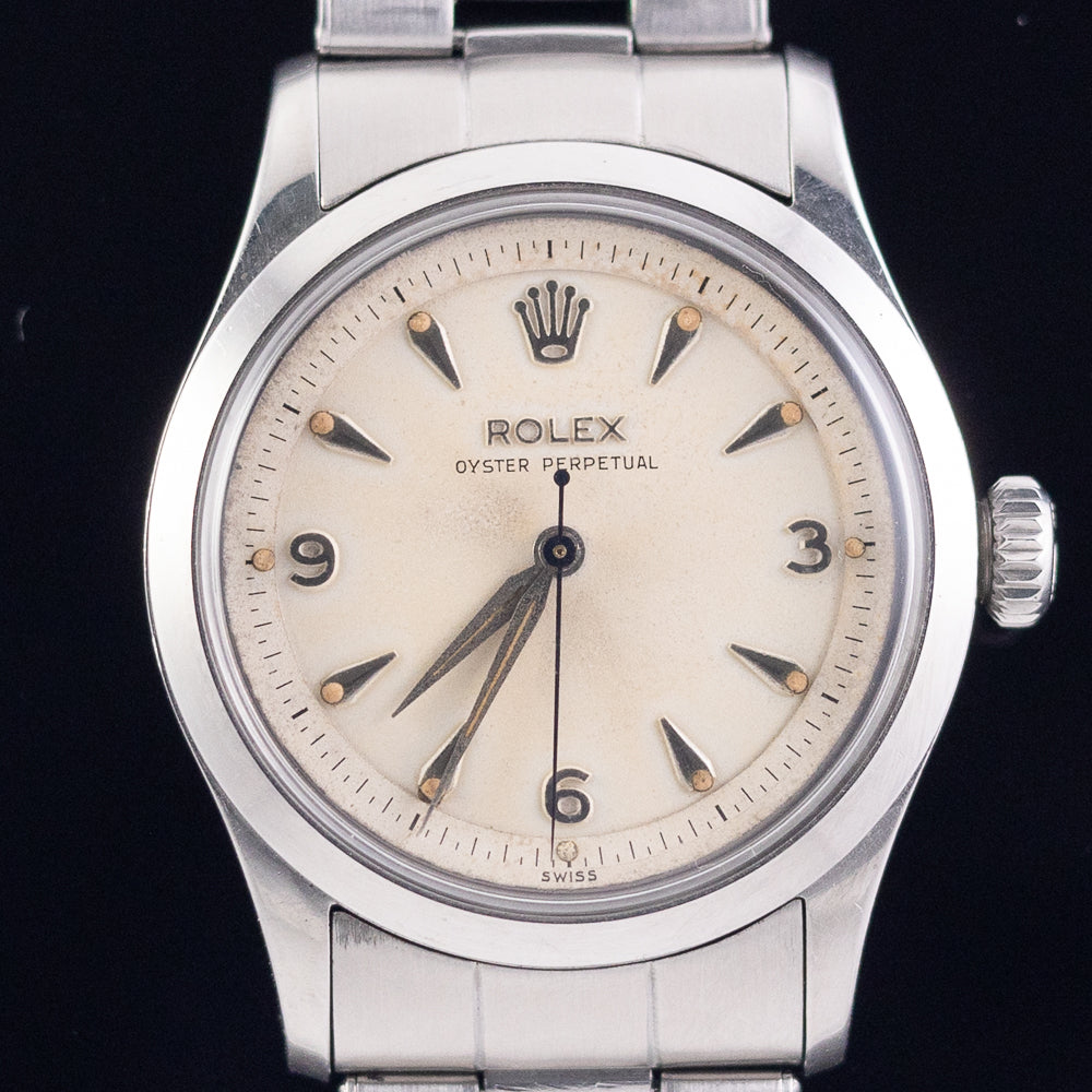 ROLEX Semi Bubble Back REF.6332 SIDE FALT EXPLORER DIAL