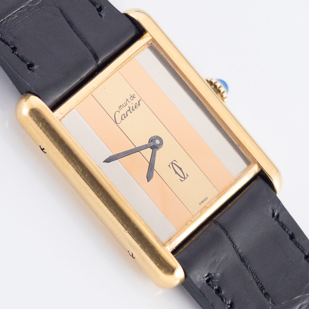 CARTIER LM MUST DE TANK tricolor