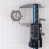 CARTIER SM SANTOS OCTAGON Ref.0907 Automatic Godron Bracelet