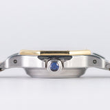 CARTIER SM SANTOS OCTAGON Ref.0907 Automatic Godron Bracelet