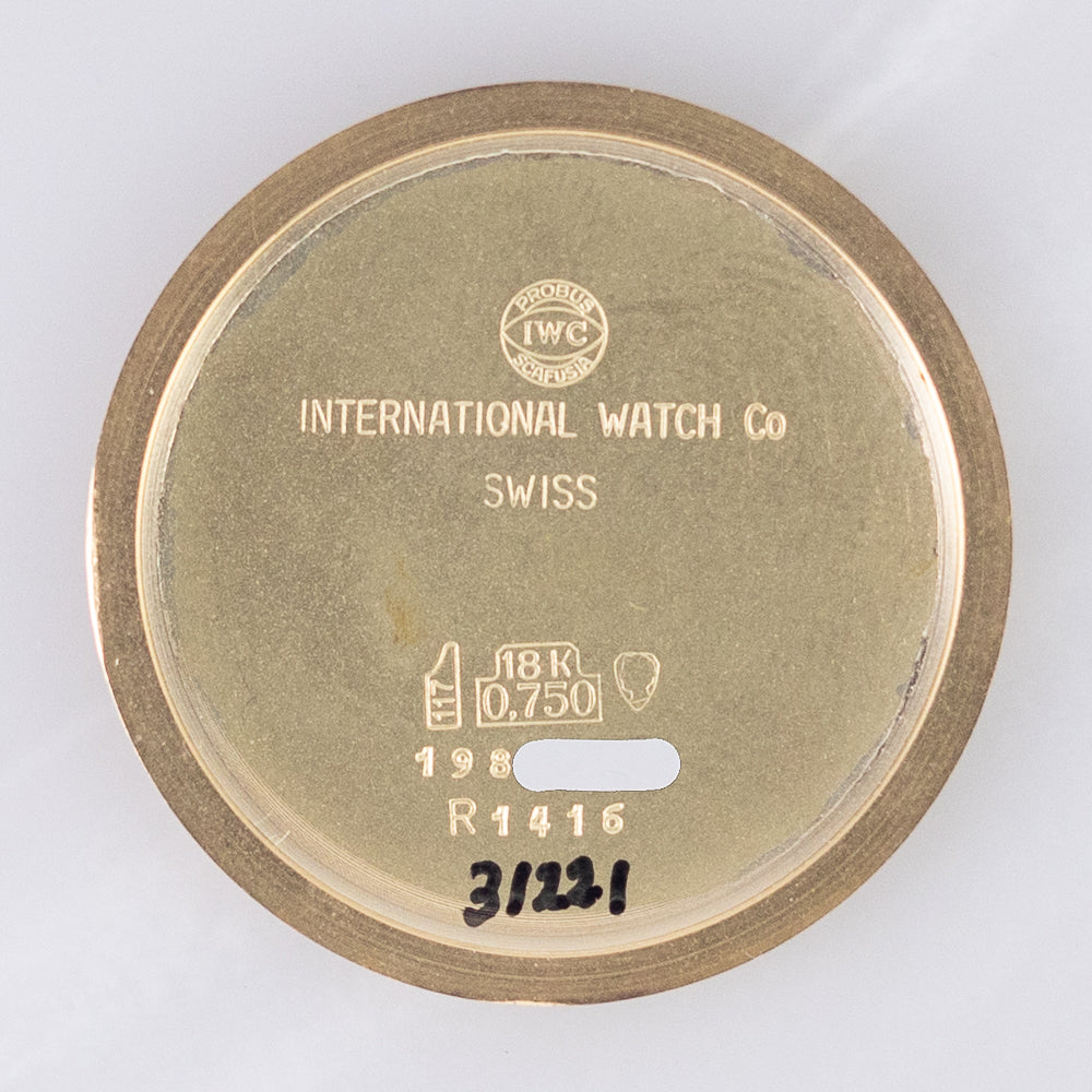 IWC Ref.R1416 Cal.422 18K Yellow Gold