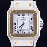 CARTIER LM Santos Carree Ref.2961 w.BOX & paper