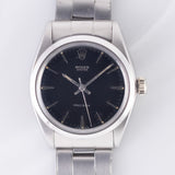 ROLEX OYSTER Black Gilt Dial Ref.6426