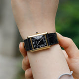CARTIER LM MUST DE TANK BLACK ROMAN MANUAL