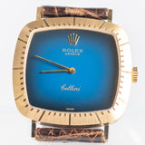ROLEX CELLINI REF.4084 Blue Vignette MINT w.BOX
