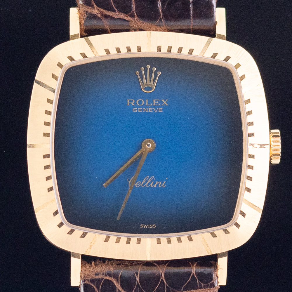 ROLEX CELLINI REF.4084 Blue Vignette MINT w.BOX