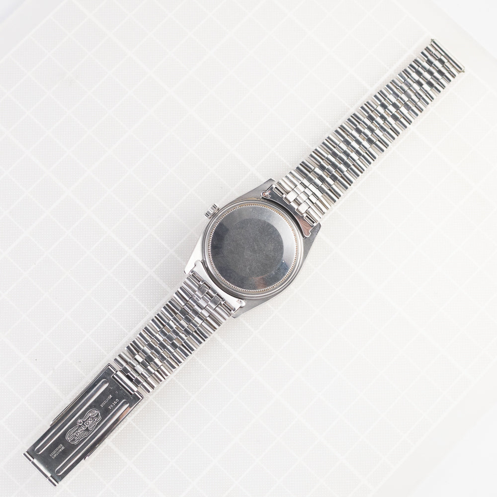 ROLEX DATEJUST Ref.1603 Bamboo Bezel Black Gilt Dial