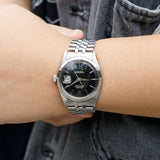 ROLEX DATEJUST Ref.1603 Bamboo Bezel Black Gilt Dial