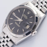 ROLEX DATEJUST Ref.1603 Bamboo Bezel Black Gilt Dial
