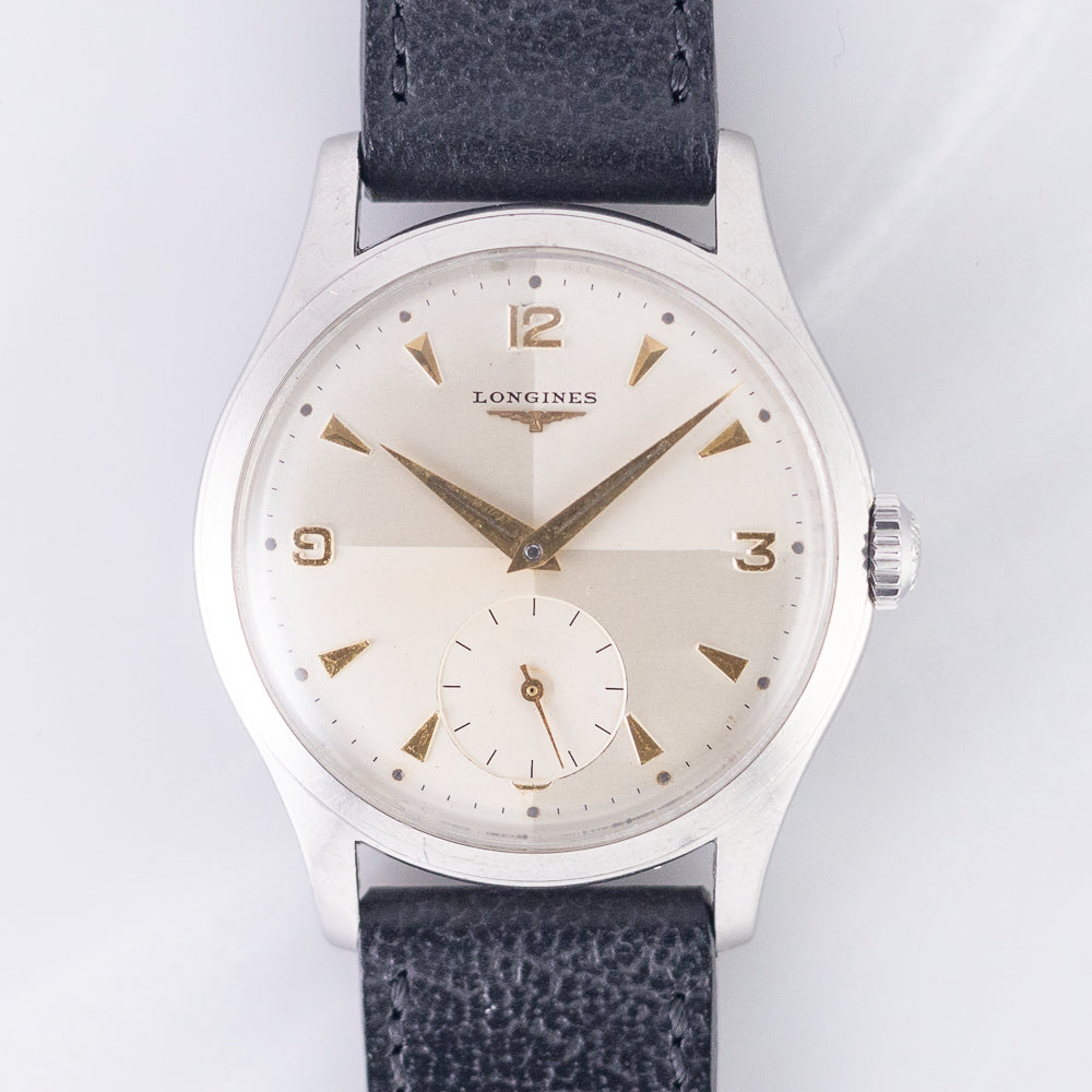 LONGINES 35mm Cal.12.68Z criss-cross Dial Ref.101
