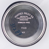 ROLEX OYSTER PERPETUAL DATE Ref.1500 Black Gilt Dial