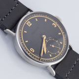 ULYSSE NARDIN Black Gilt Dial 1930's