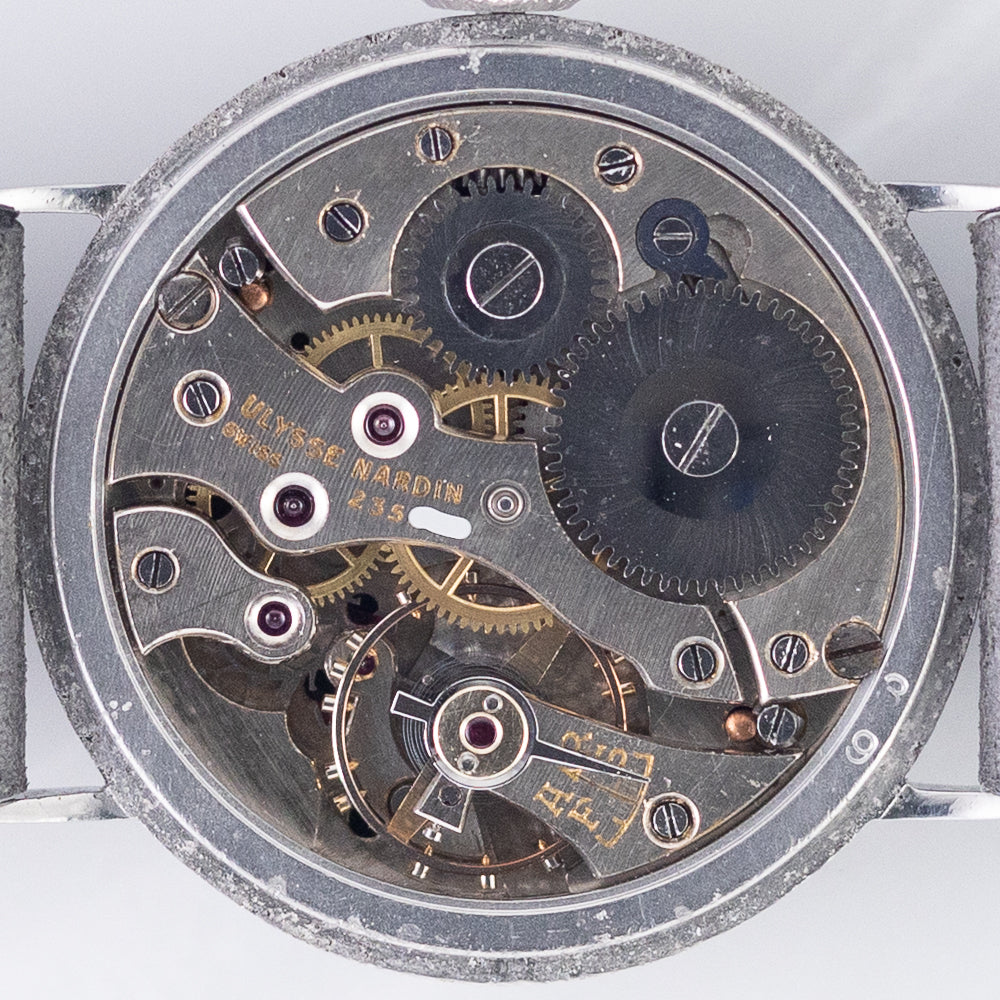 ULYSSE NARDIN Black Gilt Dial 1930's