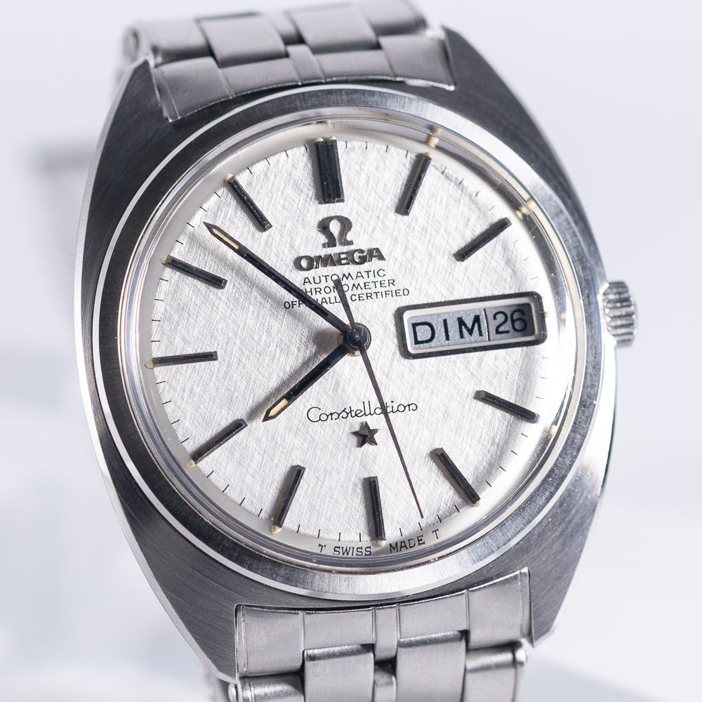 OMEGA Constellation Ref.168.019 w.Ref.1093/515 Elastic Bracelet and BOX