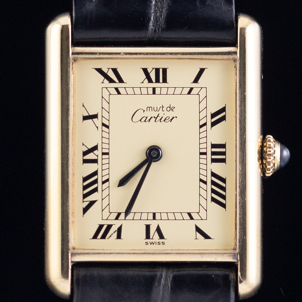 CARTIER LM MUST DE TANK w.BOX Cal.78-1