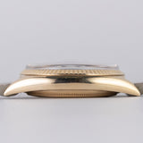 ROLEX DATEJUST Ref.1601 14K Yellow Gold Black Gilt DOORSTOP Dial