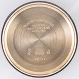 ROLEX DATEJUST Ref.1601 14K Yellow Gold Black Gilt DOORSTOP Dial