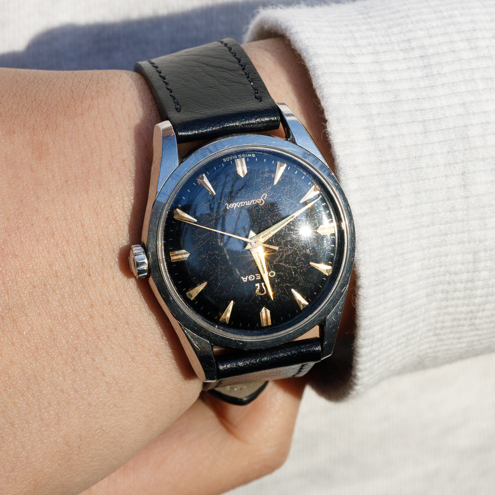 OMEGA Seamaster Black Gilt Dial Ref.2938-1