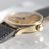 IWC Calatrava Cal.83 14KYG Earliest Screw-in Case Back 1939 w.Extract from the Archives