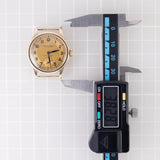 IWC Calatrava Cal.83 14KYG Earliest Screw-in Case Back 1939 w.Extract from the Archives