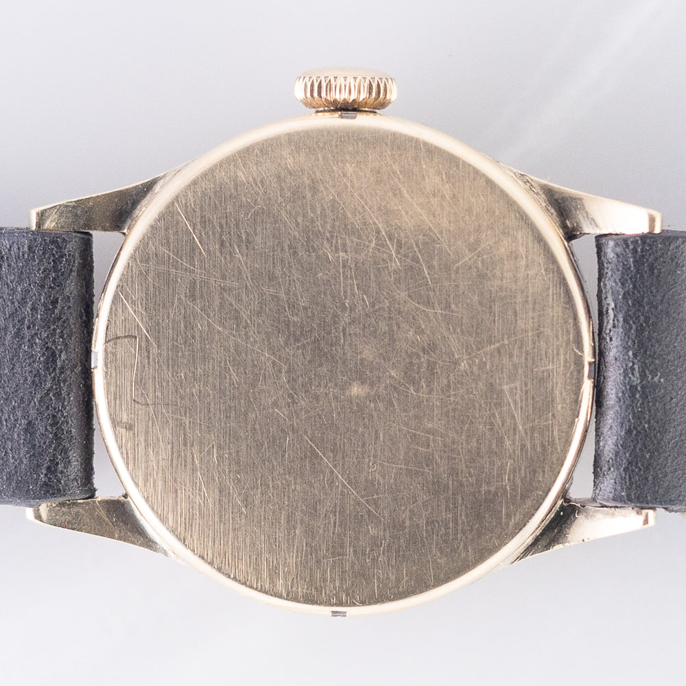 IWC Calatrava Cal.83 14KYG Earliest Screw-in Case Back 1939 w.Extract from the Archives