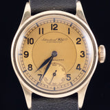 IWC Calatrava Cal.83 14KYG Earliest Screw-in Case Back 1939 w.Extract from the Archives