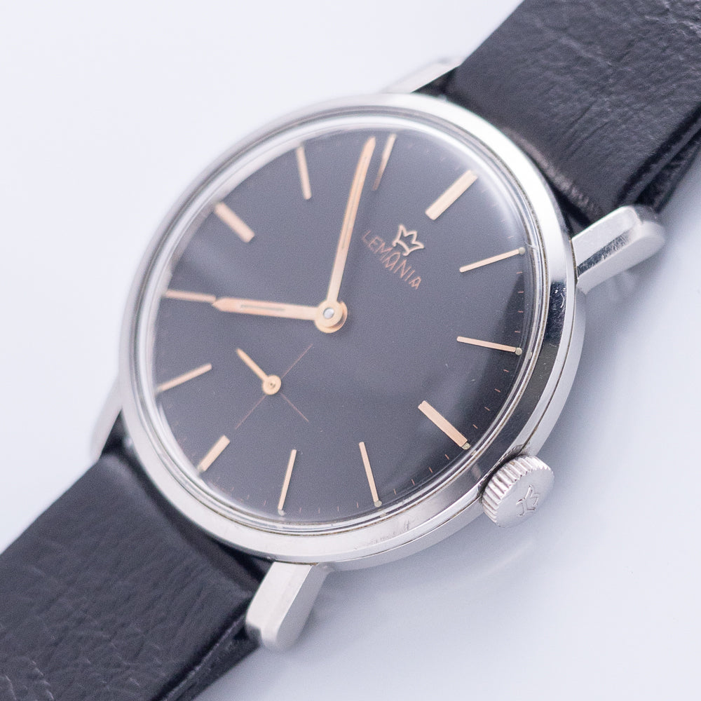 LEMANIA Cal.3000 Black Matte Dial Ref.936-65