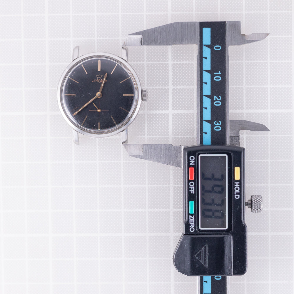 LEMANIA Cal.3000 Black Matte Dial Ref.936-65